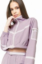 SET22 Striped Cropped Windbreaker